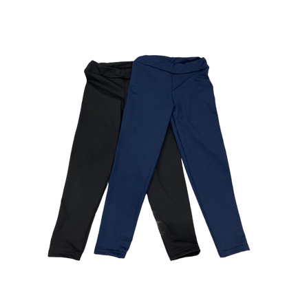 Kit 2 Calças Legging Apeluciada Infantil Menina Escolar