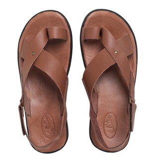 Sandália Chinela De Couro Moda Praia Sandália Gladiadora Masculina Sandalinha Para Dirigir