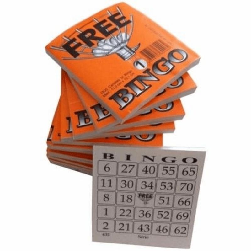 Cartela de bingo free jornal 100 folhas