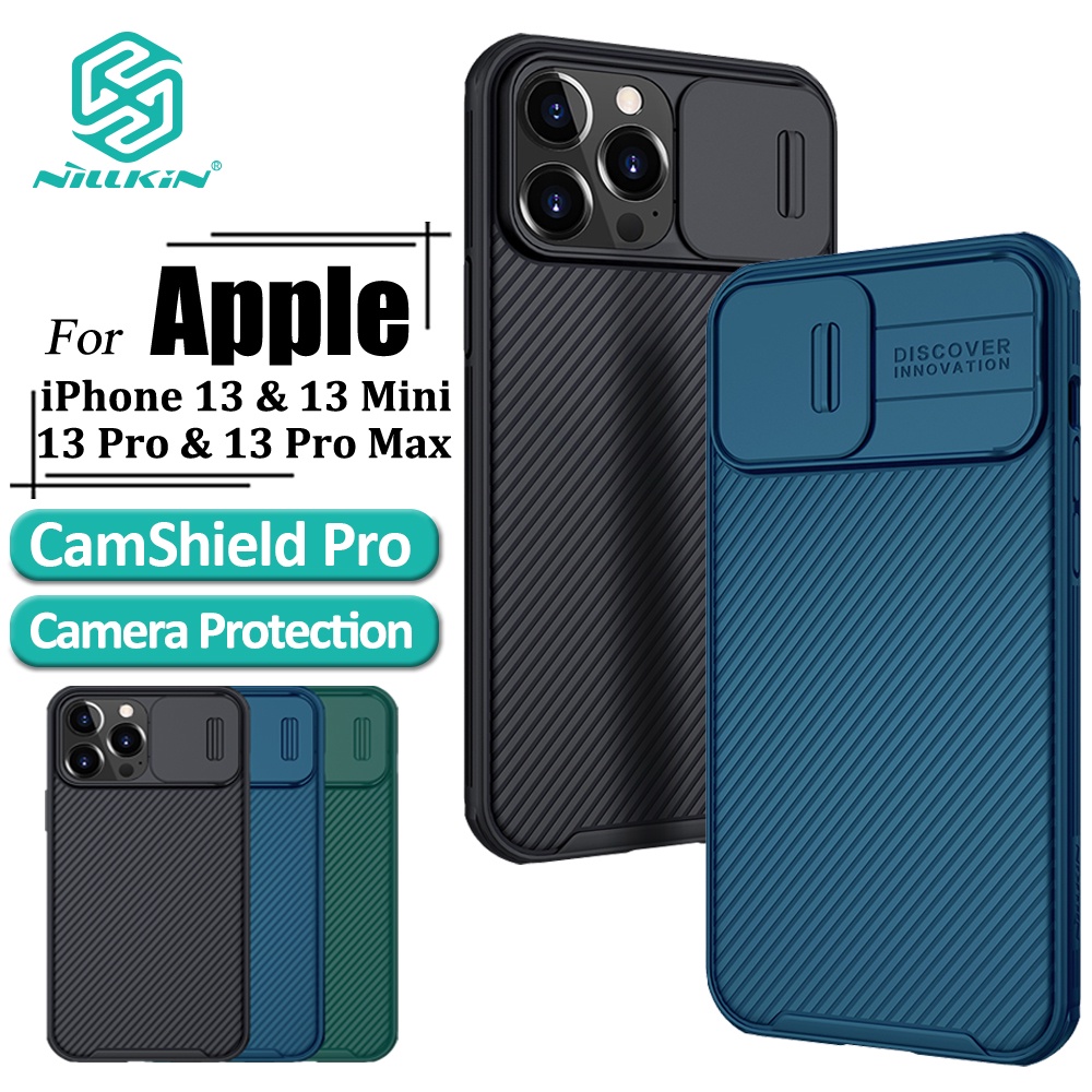 Nillkin Camshield Pro Caso Para Iphone 13 Pro Max / 13 Pro / 13 Mini Telefone Caso Tpu + Pc À Prova De Choque Tampa Traseira Com A Câmera Slide Proteção Privacidade - Mobile & Gadgets