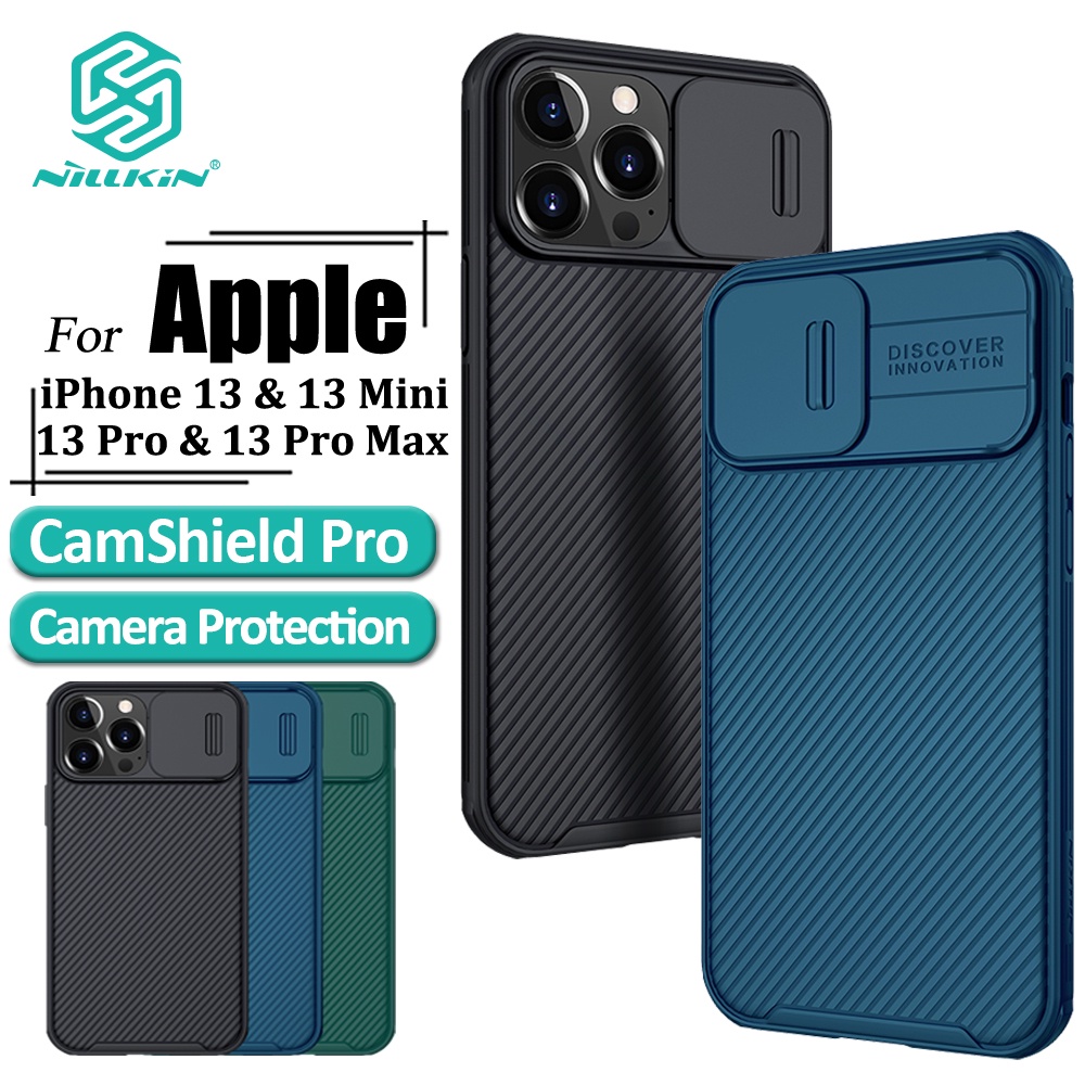 Nillkin Camshield Pro Caso Para Iphone 13 Pro Max / 13 Pro / 13 Mini Telefone Caso Tpu + Pc À Prova De Choque Tampa Traseira Com A Câmera Slide Proteção Privacidade