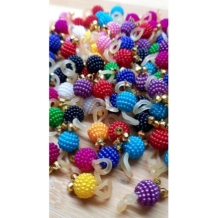 25 Amorinhas Cores Mistas Lacinho Penteado Pet Pontos de Luz Biju Jóias Pet Banho e Tosa