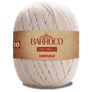 Barroco Natural 4, 6, 8 e 10 barbante barroco, BARBANTE PREMIUM PARA FAZER CROCHÊ em Oferta na Shopee