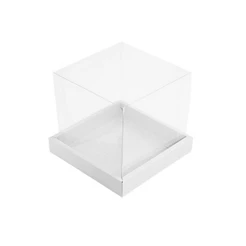 Caixa para Panetone 100g (10cm x 10cm x 10cm) Branco - Rizzo
