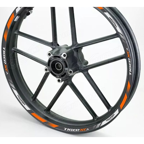 Friso Adesivo Refletivo D6 Roda Moto Triumph Tiger 800 Xca
