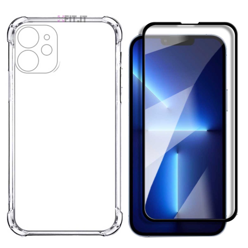 Capinha Antiqueda Compatível com iPhone 14 Plus + Película 5D Ceramica