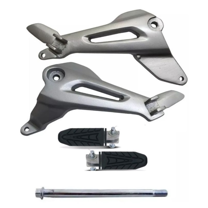 Bacalhau Cinza Titan 150 2004 2005 2006 2007 2008 + Eixo + Par Pedaleira Modelo Titan 160