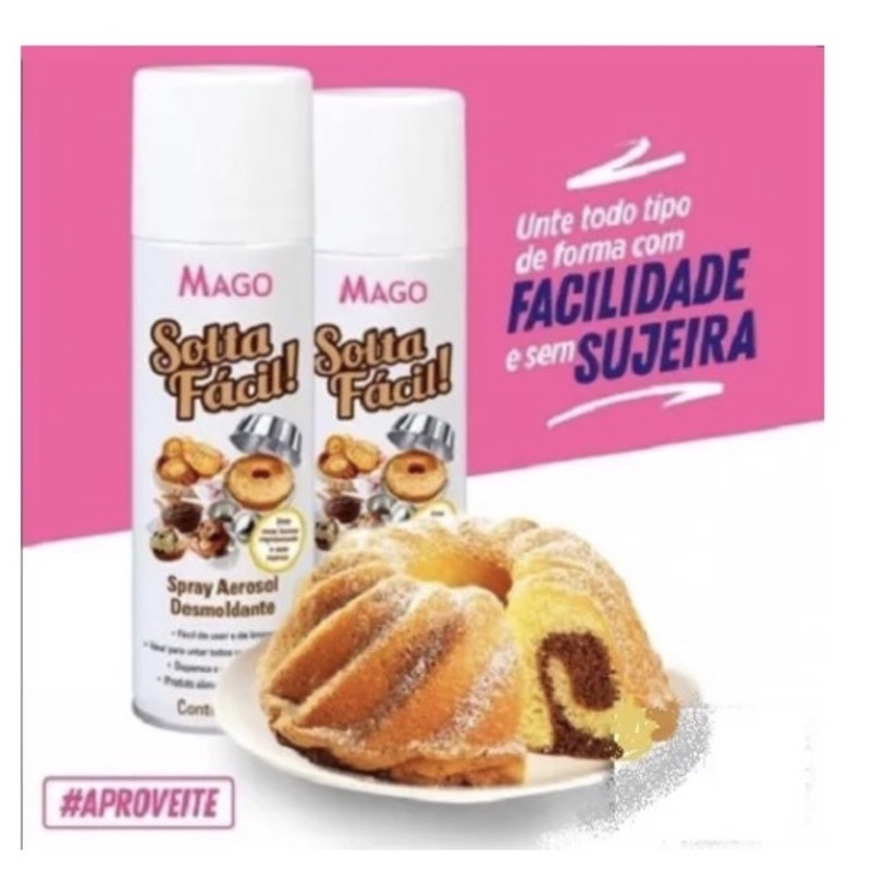 Desmoldante Spray  Culinário Solta Fácil 400ml