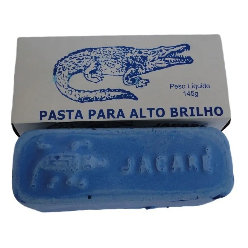 Massa Pedra Polimento Lustro Azul 145gr Alto Brilho Moto