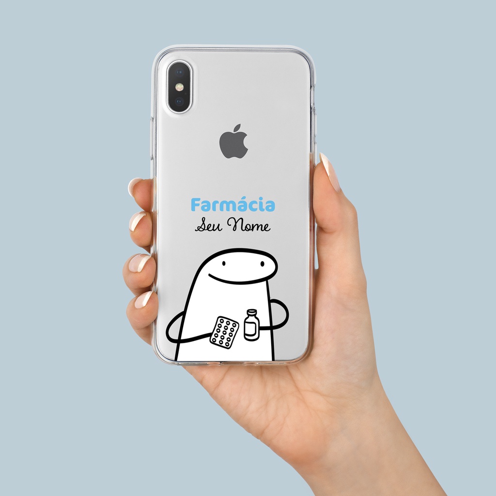 Capa Capinha de Celular Flork Profissão Farmácia