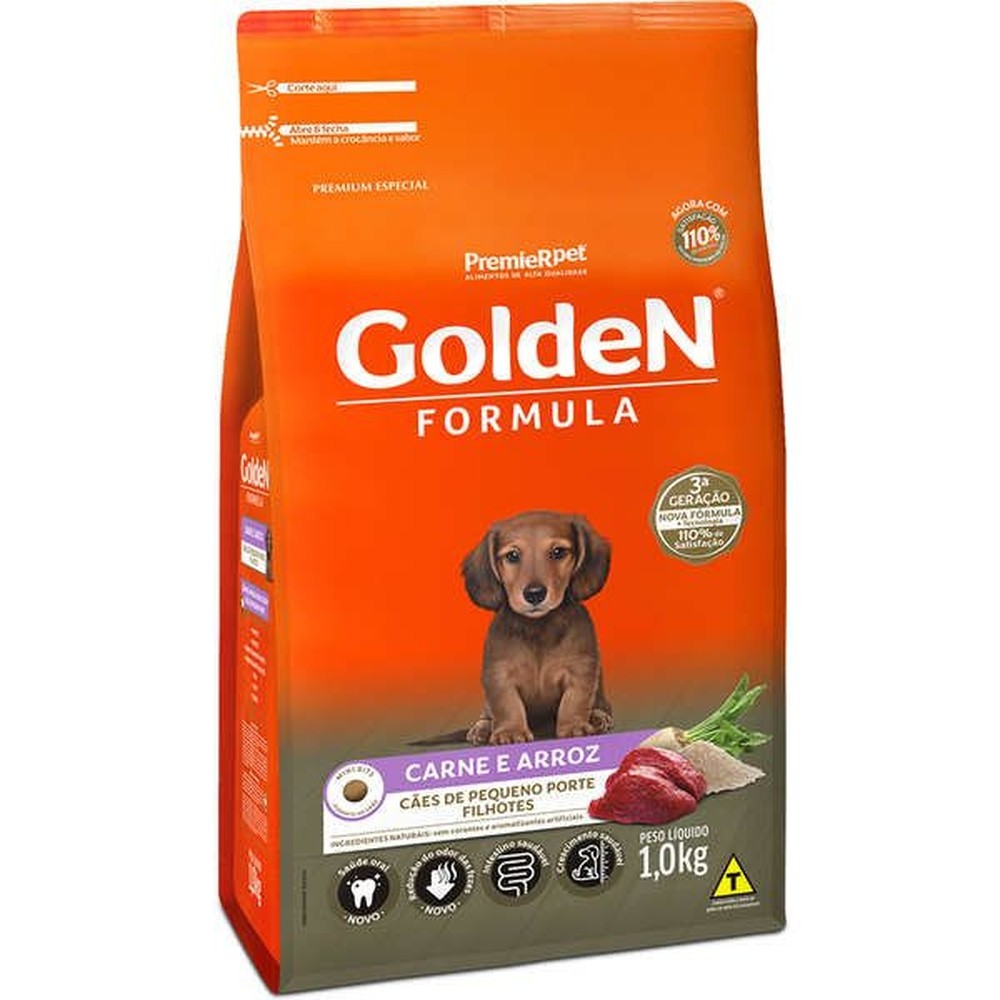 Ração Golden Formula Para Cães Filhotes Mini Bits Sabor Carne em Oferta na Shopee