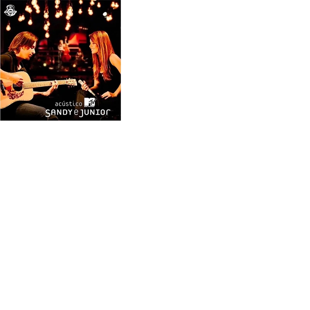 cd  sandy  e junior acustico mtv  digipack
