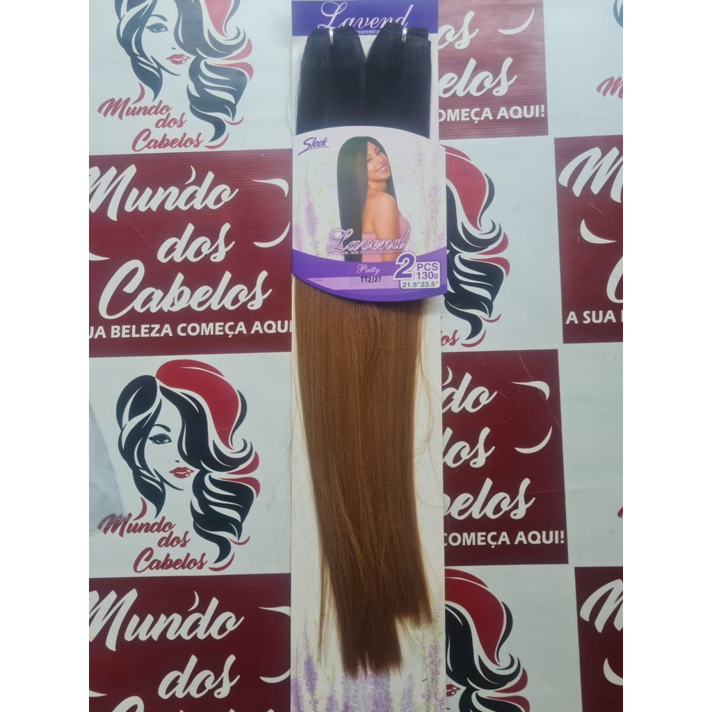 Cabelo liso Orgânico Lavend Patty 60cm