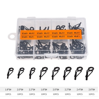 80 Pcs Vara De Pesca Telescópica Guia Ponta Repair Kit Rod DIY Olho Anéis Equipamento De 2026 Novo Transporte Rápido em Oferta na Shopee