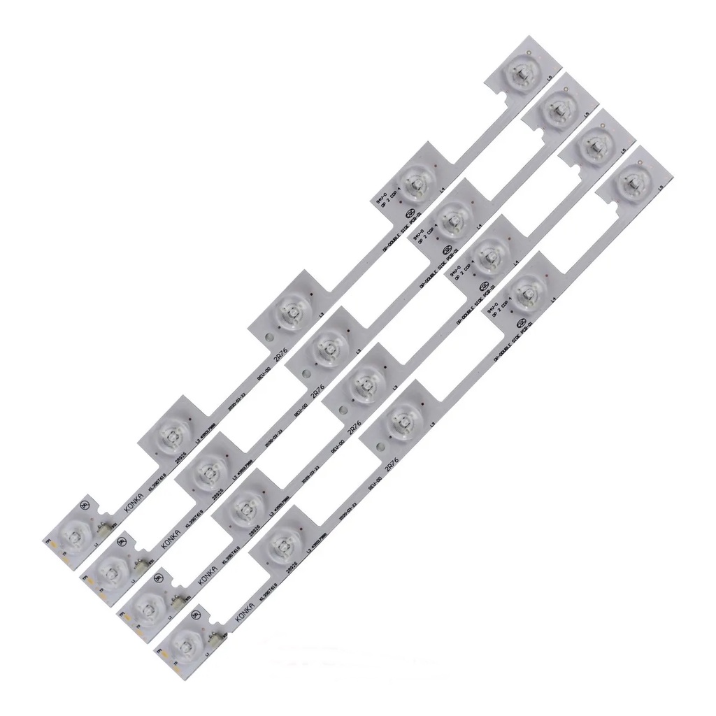 Barra de LED Compatível com Toshiba 39" DL3945 / KDL39GT618 - Kit c/ 4 Barras 5 Led's 6V