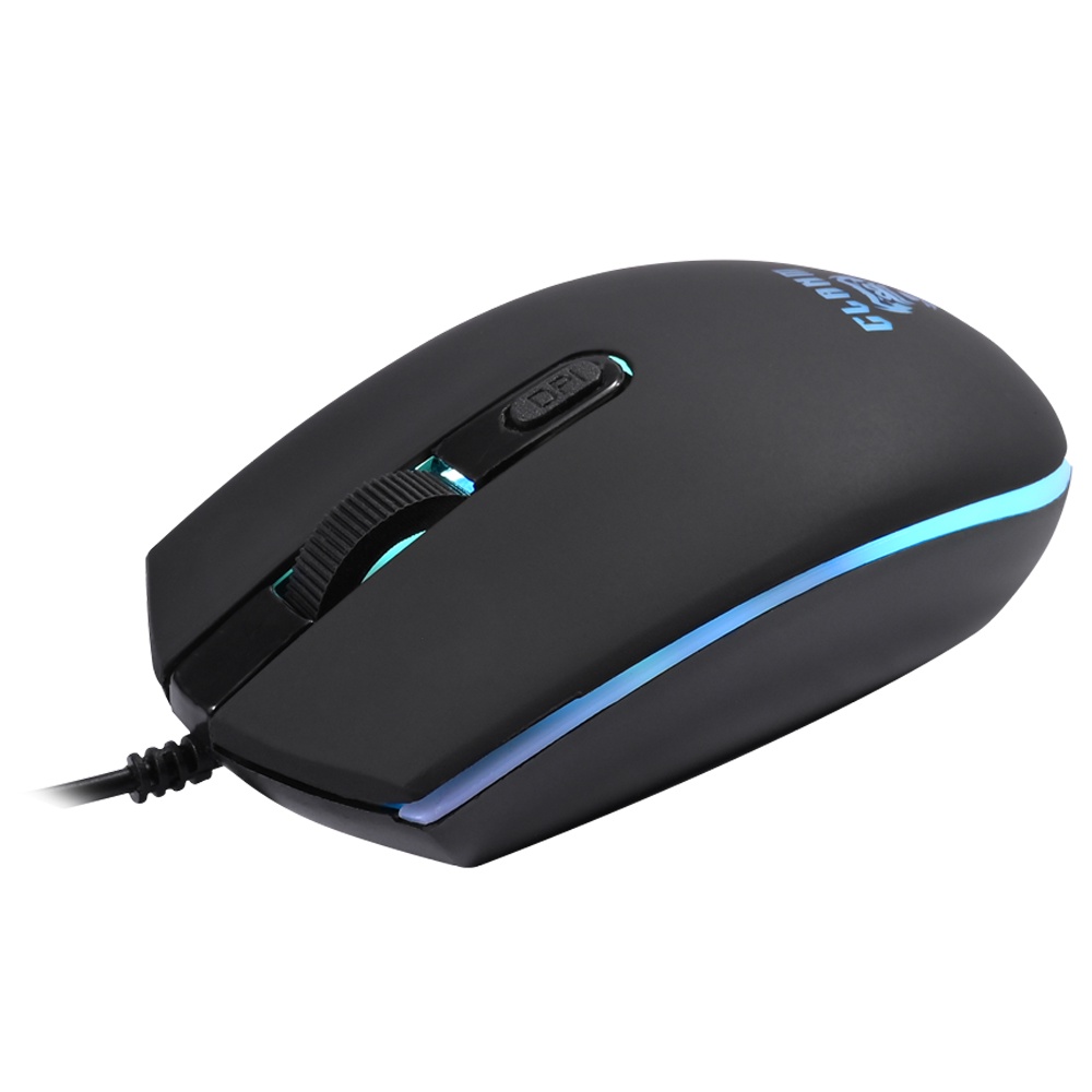 Mouse Confortável para Jogo Clanm Mm046 Óptico USB Alta Precisão Ergonomia Uso Prolongado Gamer