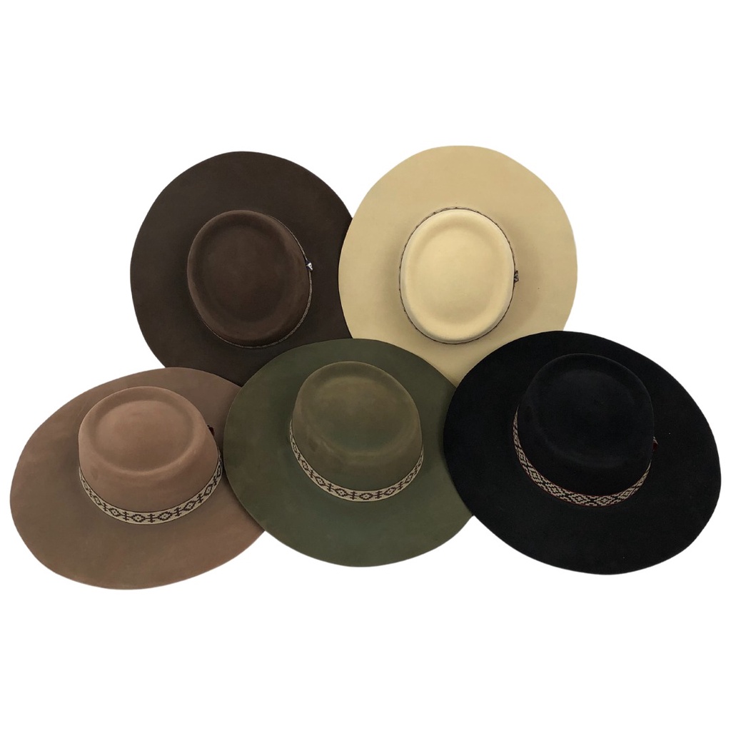 Chapéu Campeiro Gaúcho Tradicional Copa Baixa em Oferta na Shopee