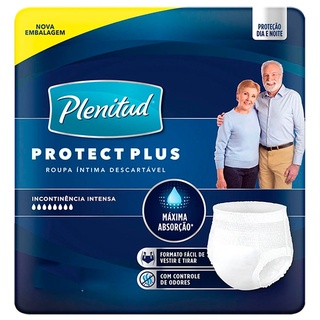 Fralda Geriátrica Unisex Protect Plus Roupa Íntima Descartável Fralda para Adulto e Idoso com Incontinência Urinária | 002
