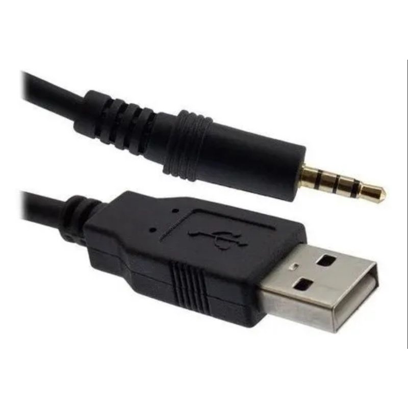 10 Cabo P2 Macho X Usb Macho Auto Rádio Mp3 Mp4 1,5 Metros