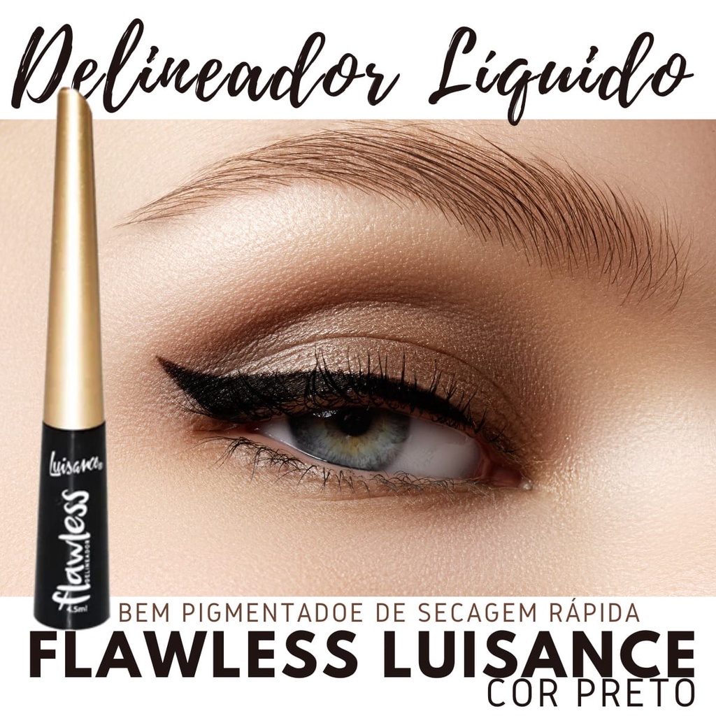 Delineador Líquido Flawless Luisance Código 2021b48 Shopee Brasil