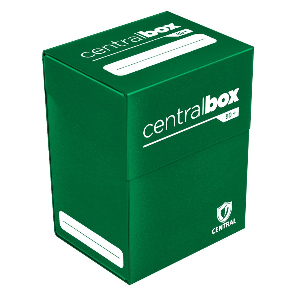 Deck Box Central Box 80+ Verde Pokemon Magic Yugioh