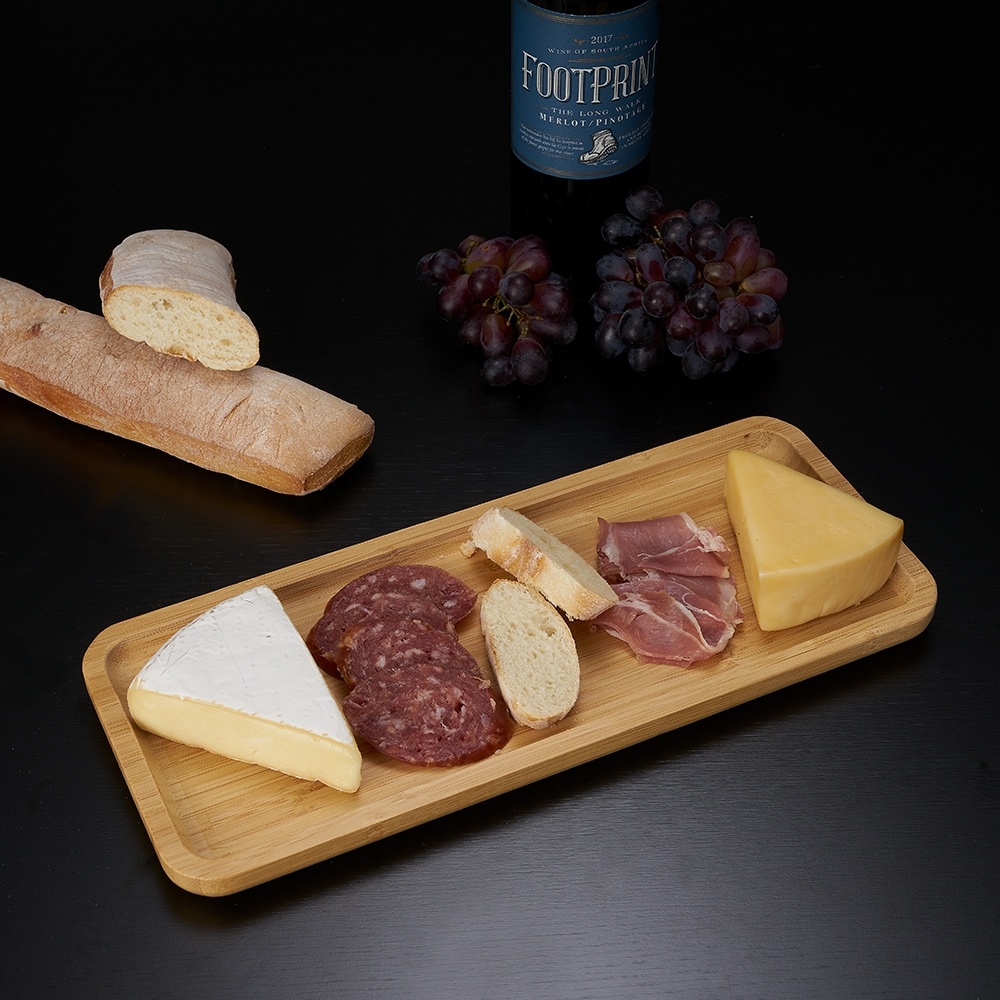 Petisqueira de Bambu 36 x 15 em Oferta na Shopee