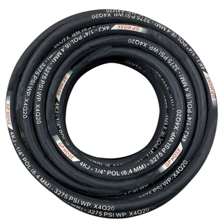 Mangueira Com 1 Trama Aço 1/4 3270 Psi 20 Metros em Oferta na Shopee