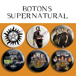 Botons - Bottons Supernatural & Scooby-Doo