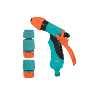 Kit Irrigação C/ Engates Rápidos e Hidropistola 4 Peças - Tramontina em Oferta na Shopee