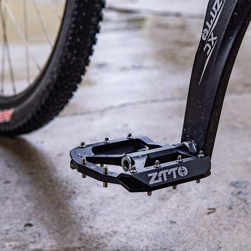 MTB Bearing Flat Pedal Bicycle Good Grip 9/16 For Gravel Bike Enduro Downhill