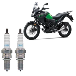 Kit 2 Vela Ignição Ngk Cr8e Kawasaki Kasinski Suzuki Yamaha Dafra Polaris