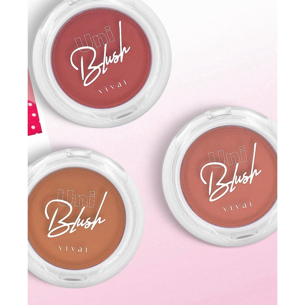 Blush Facial Compacto Uni Blush Vivai Shopee Brasil