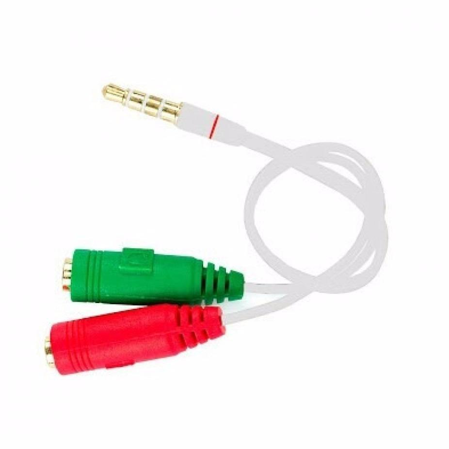 Cabo Adaptador De Audio P2 P3 Ps4 Xbox One Note Gamer Pc