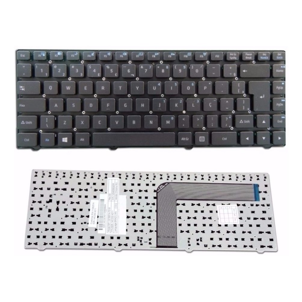 Teclado Para Notebook Positivo Xc7660 Xci7660 Xci3650 Xc3550