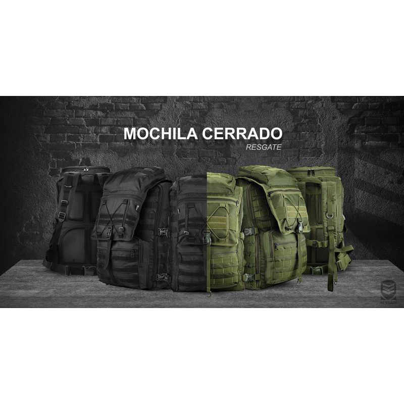 Mochila Tática Cerrado 60L Ripstop Reforçada com Sistema MOLLE, Vários Bolsos e Compartimento para Notebook