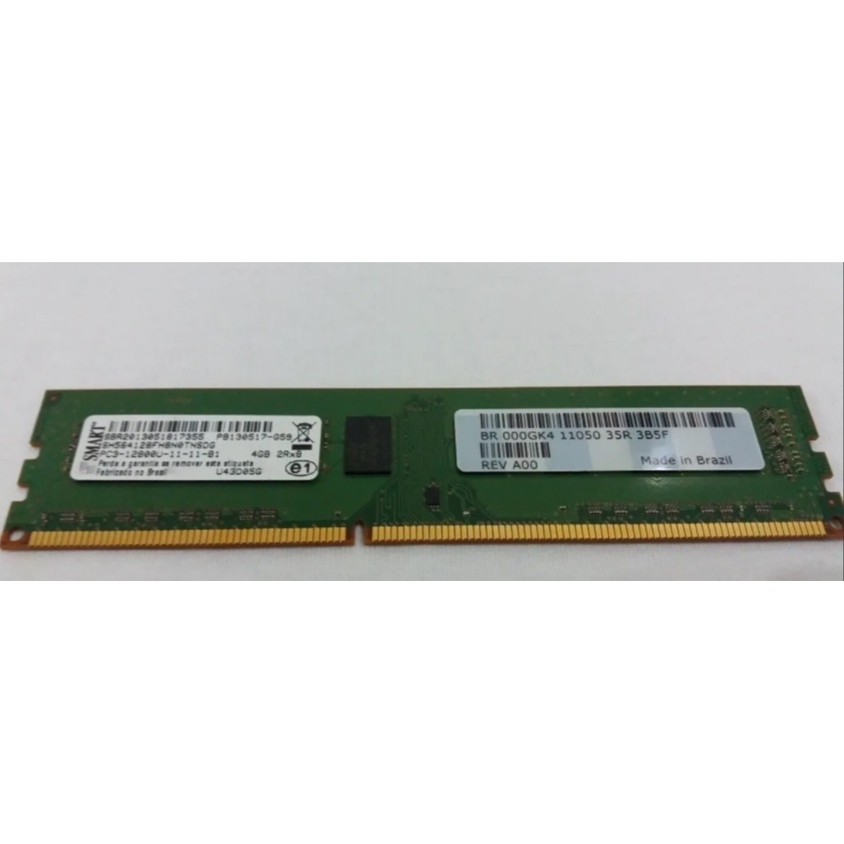 Memoria De Pc Ddr3 4gb 1600mhz Smart 2rx8