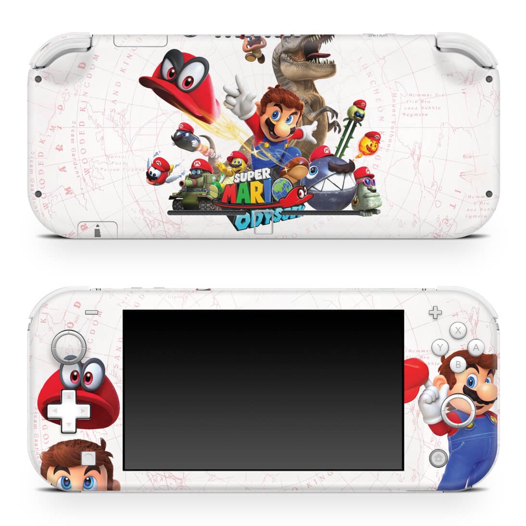 Skin Adesivo Nintendo Switch Lite - Super Mario Odyssey