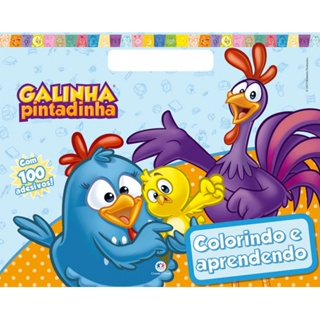 Livro - Galinha Pintadinha - Colorindo e aprendendo em Oferta na Shopee