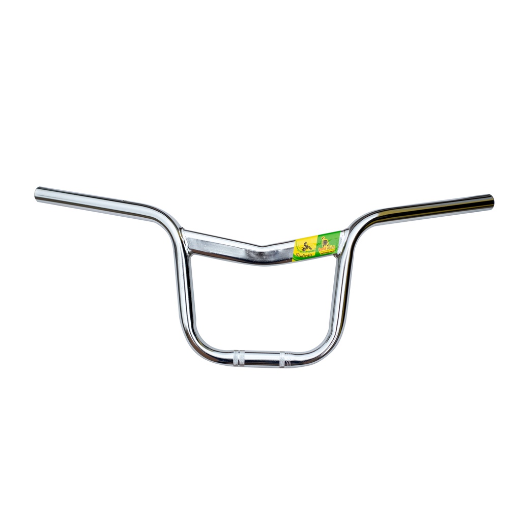 Guidão Radical Com Travessa Em V Pexeiro  Cromado em Oferta na Shopee