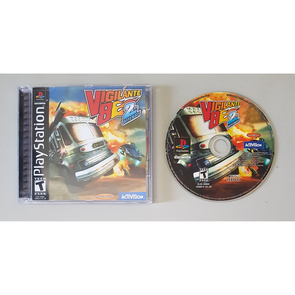PS1 - Vigilante 8 2 2nd Offense - Leia a descrição