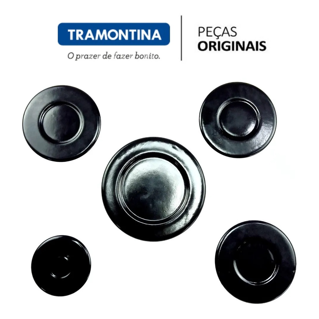 Espalhador Tampa Chama Bocas P/ Cooktop Tramontina 5 Bocas