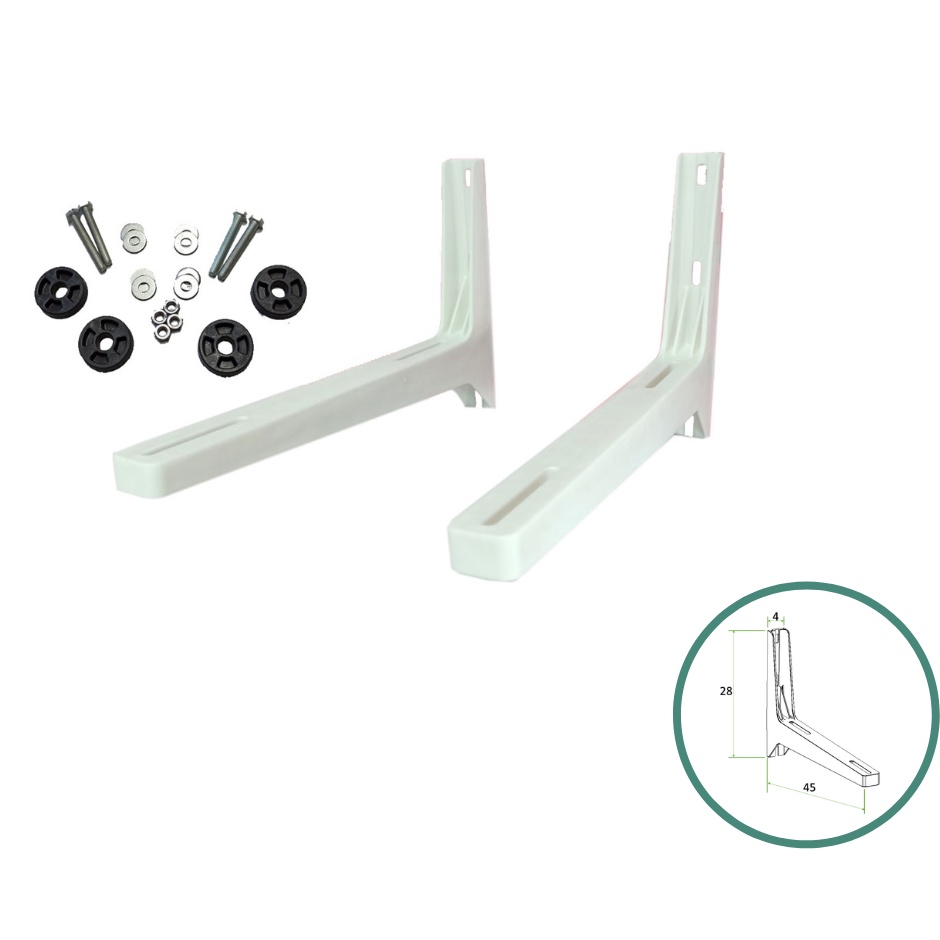 Suporte 450mm Anti-Ferrugem p/ Ar Condicionado Split 07 A 12000 btus