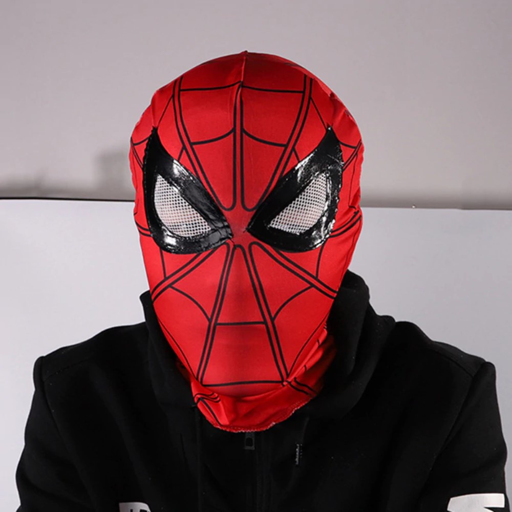 Máscara Homem Aranha Super Herói Cosplay Criança Halloween Divertido Spider Diversão