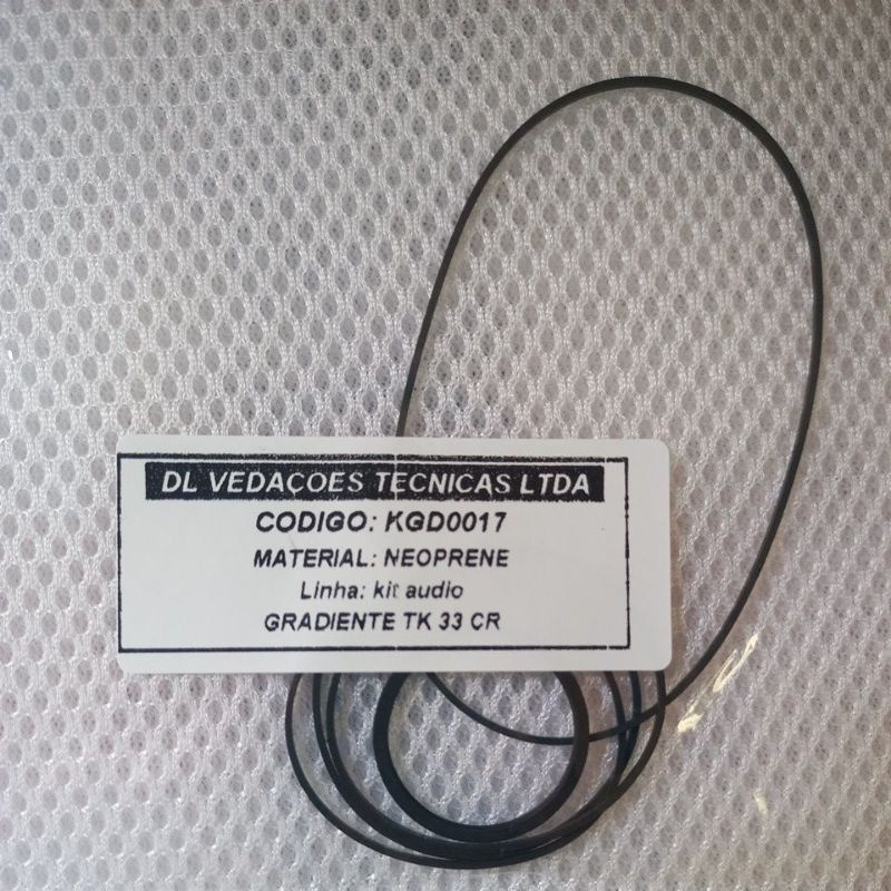 Correia para tape deck do som  Gradiente TK 33 CR