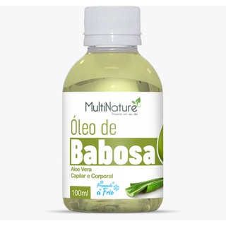 Óleo de Babosa 100ml Prensado à Frio - Para Cabelos e Corpo - Envio Rápido