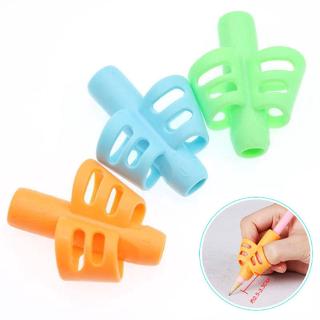 3 Pçs/Pacote Dispositivo Aderente para Postura Correta ao Escrever / Suporte para Lápis Infantil