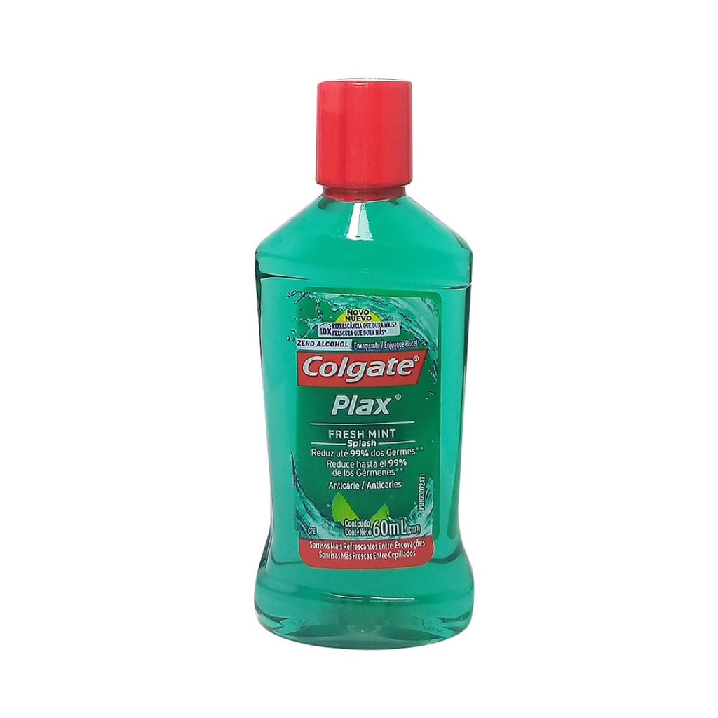 Enxaguante Bucal Plax Fresh Mint 60ml - Colgate em Oferta na Shopee
