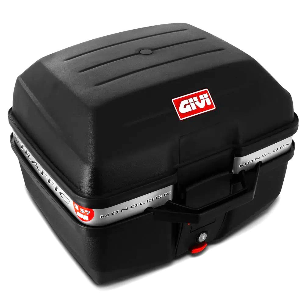 Baú Givi Monolock 27L Traffic para Moto Bauleto Universal