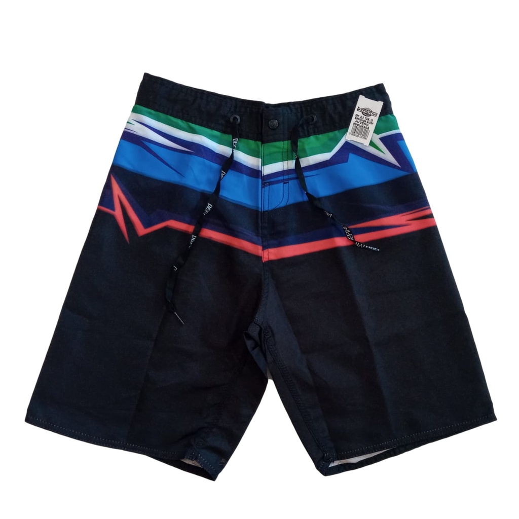 Kit Com 3 Bermudas Surf Elastano Infantil Estampadas Tactel Premium