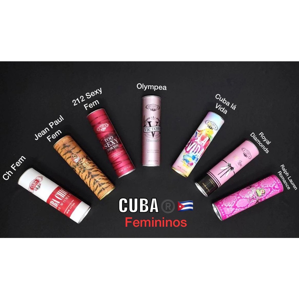 Perfumes Cuba Importado Original 100ml